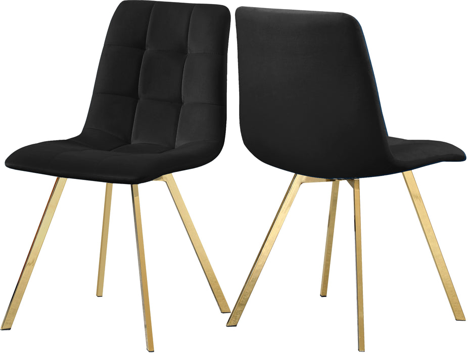 Annie - Dining Chair with Gold Legs (Set of 2)