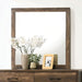 Duckworth - Mirror - Light Walnut - Simple Home Plus