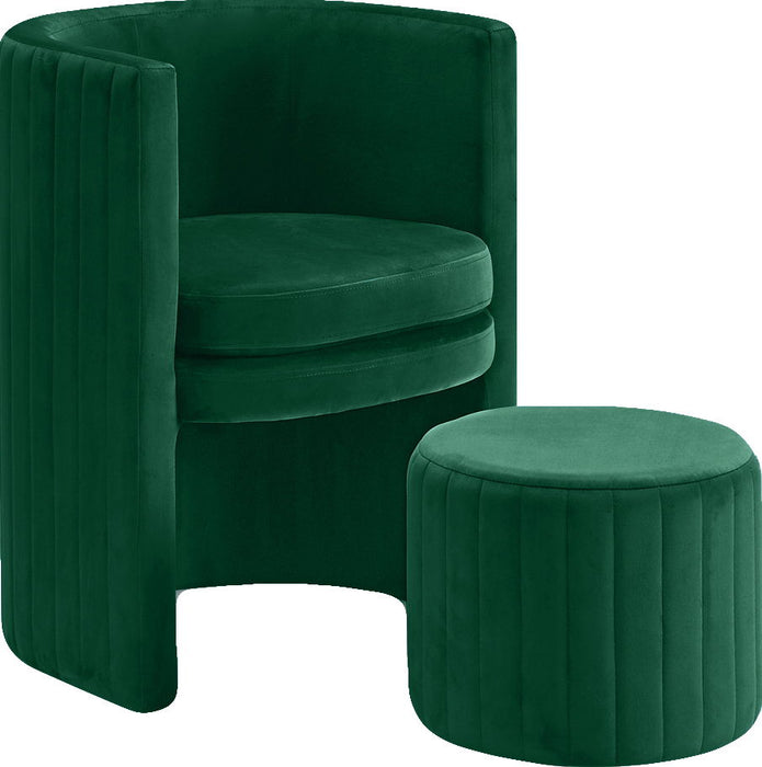 Selena - Accent Chair and Ottoman Set