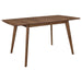 Alfredo - Rectangular Dining Table - Natural Walnut - Simple Home Plus