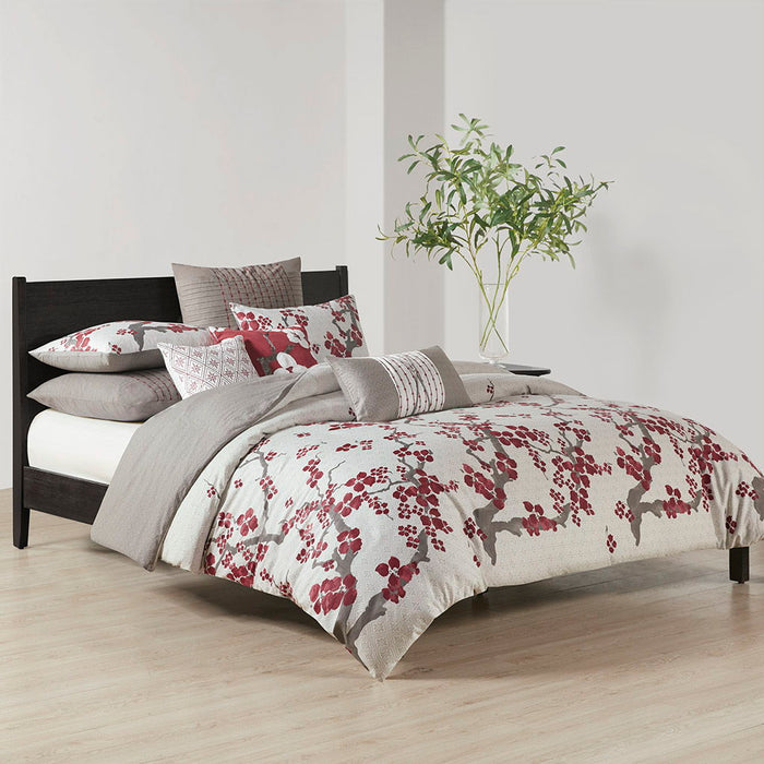 Cherry Blossom - Queen Comforter Mini Set - Multi