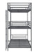 Maynard - Metal Triple Twin Bunk Bed - Gunmetal - Simple Home Plus