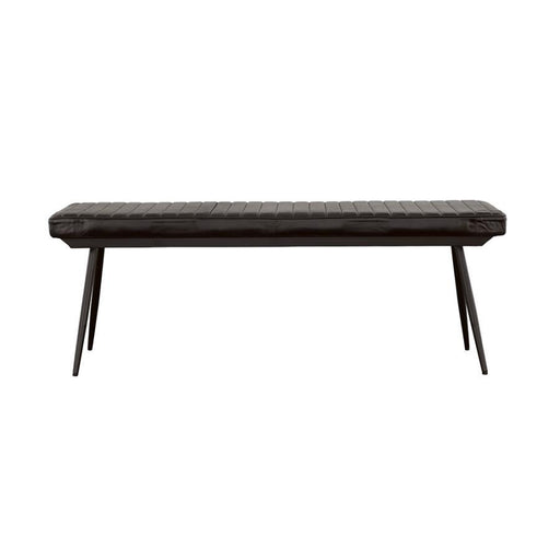 Misty - Leather Upholstered Dining Bench - Antique Espresso - Simple Home Plus