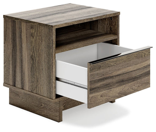 Shallifer - Brown - One Drawer Night Stand - Simple Home Plus