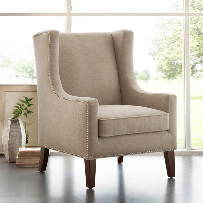 Barton - Wing Chair - Linen