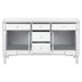 Duchess - 5-Drawer Accent Cabinet - Silver - Simple Home Plus