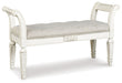 Realyn - Antique White - Accent Bench - Simple Home Plus