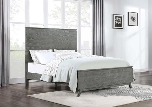 Nathan - High Headboard Panel Bed - Simple Home Plus