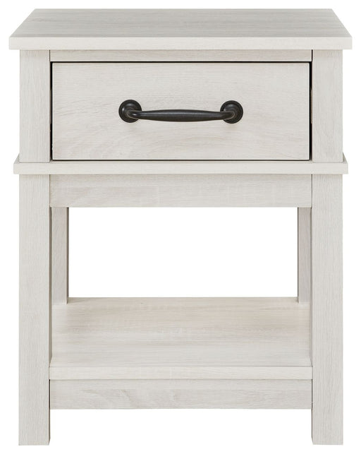 Dorrinson - White - One Drawer Night Stand - Simple Home Plus