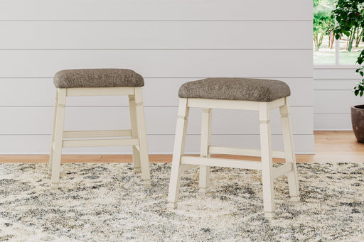 Bolanburg - Beige - Upholstered Stool (Set of 2) - Simple Home Plus