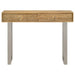 Draco - Console Table With Hand Carved Drawers - Natural - Simple Home Plus