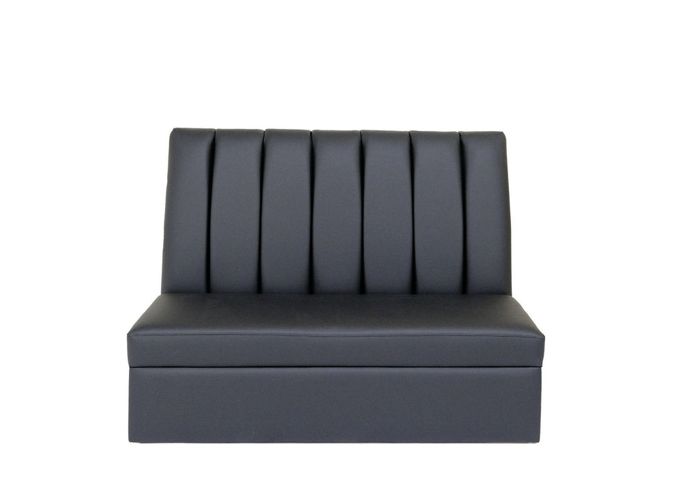 Loveseat Faux Leather - Black