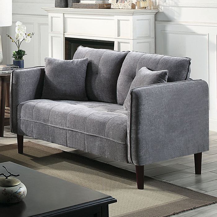 Lynda - Loveseat With Pillows - Simple Home Plus