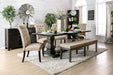 Nerissa - Dining Table - Antique Black - Simple Home Plus