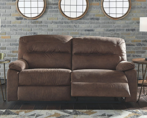 Bolzano - Coffee - 2 Seat Reclining Sofa - Simple Home Plus