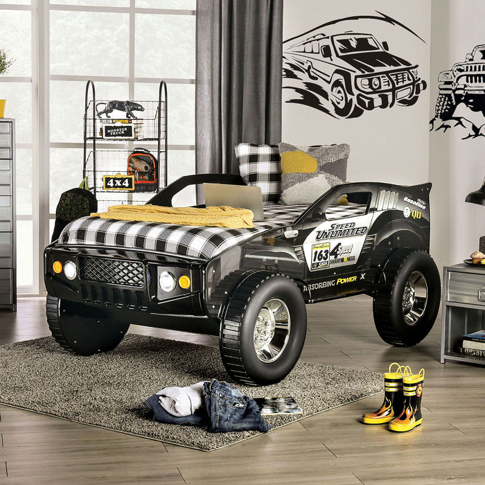 Speed Jump - Twin Bed - Black - Simple Home Plus