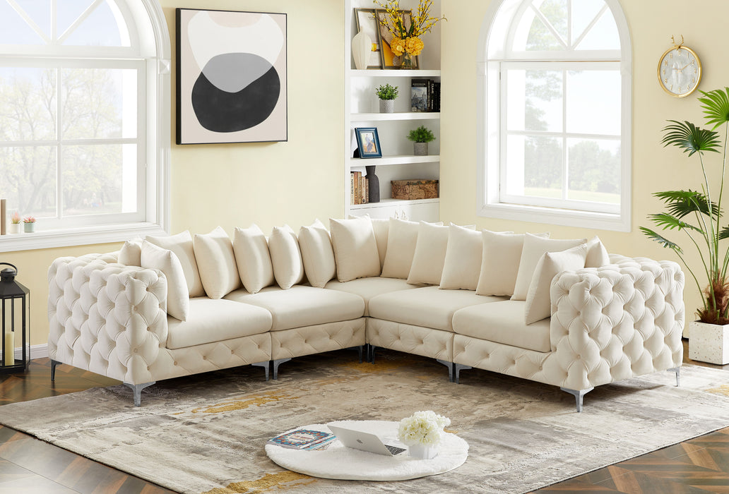 Tremblay - Modular Sectional 5 Piece - Cream