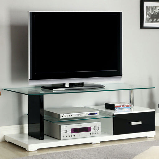 Egaleo - TV Console - Black / White - Simple Home Plus