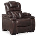 Warnerton - Brown Dark - Pwr Recliner/Adj Headrest - Simple Home Plus