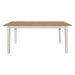 Kirby - Rectangular Dining Table With Butterfly Leaf - Natural And Rustic Off White - Simple Home Plus