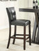 Alberton - Upholstered Bar Stools (Set of 2) - Black And Cappuccino - Simple Home Plus