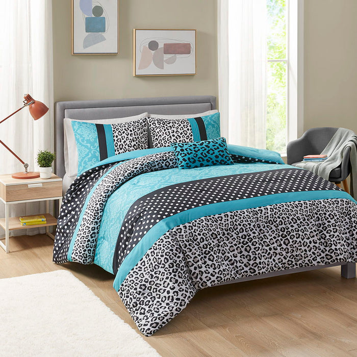 Chloe - Comforter Set - Teal