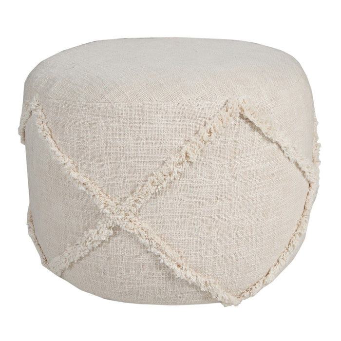 Cotton Ottoman - Cream