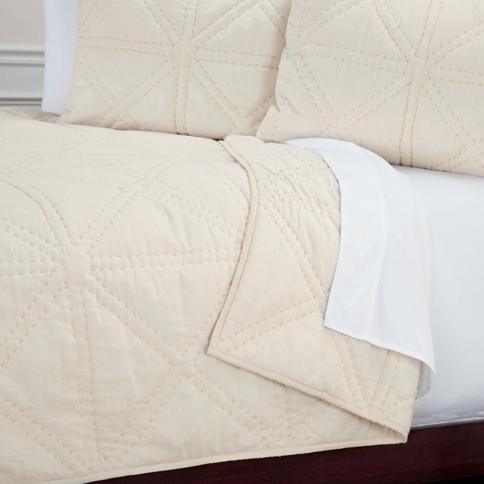 Twin Extra Long Cotton 300 Thread Count Machine Washable Down Alternative Comforter - Natural