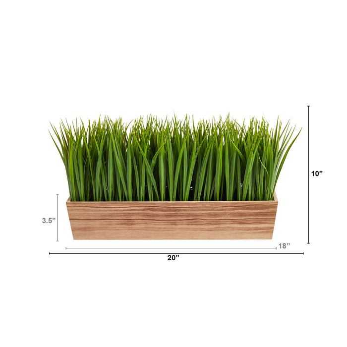 20" Vanilla Grass Artificial Plant