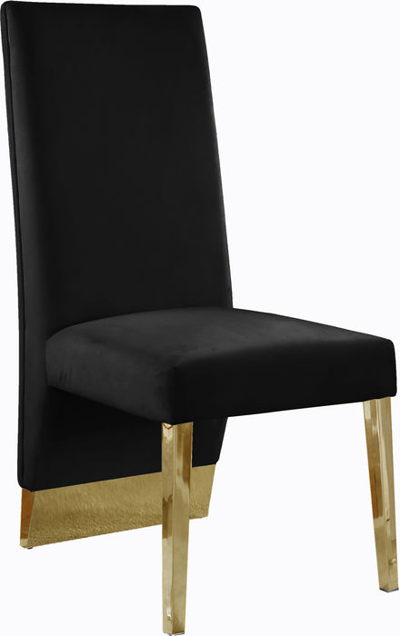 Porsha - Dining Chair with Gold Legs(Set of 2)