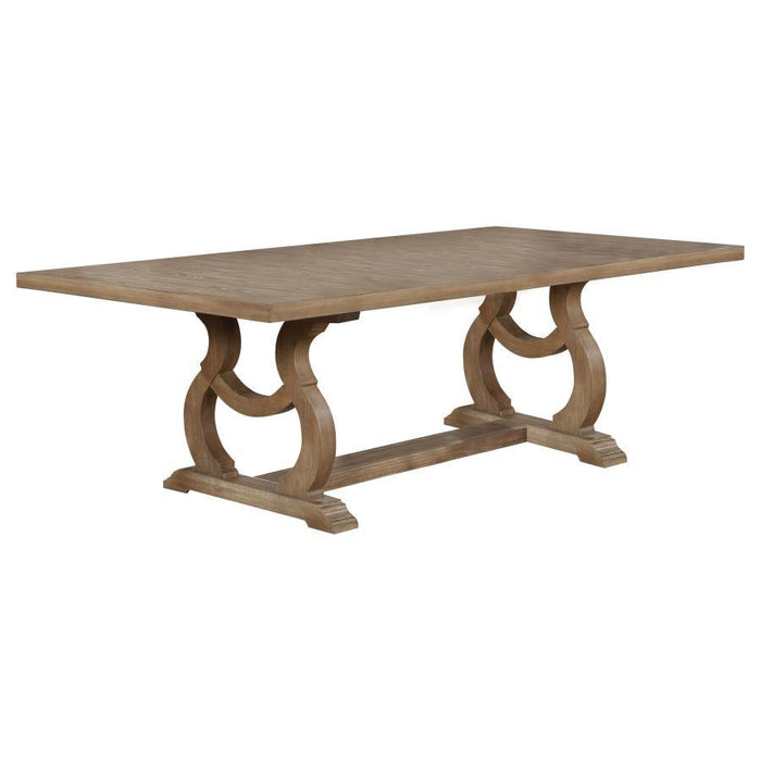 Brockway - Cove Trestle Dining Table - Simple Home Plus