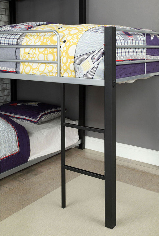 Aubrey - Twin Triple Decker Bed - Sand Black - Simple Home Plus