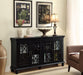 Kovu - 4-Door Accent Cabinet - Black - Simple Home Plus