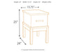 Stanah - Brown / Beige - Chair Side End Table - Simple Home Plus