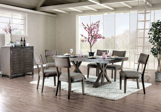 Leeds - Dining Table - Gray - Simple Home Plus