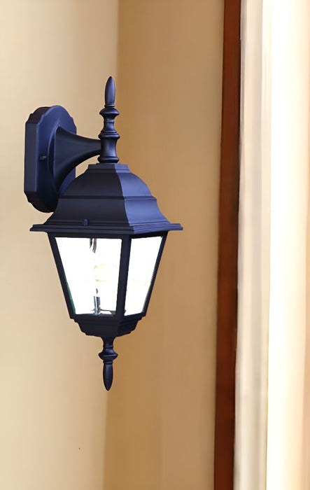 Swing Arm Outdoor Wall Light - Black