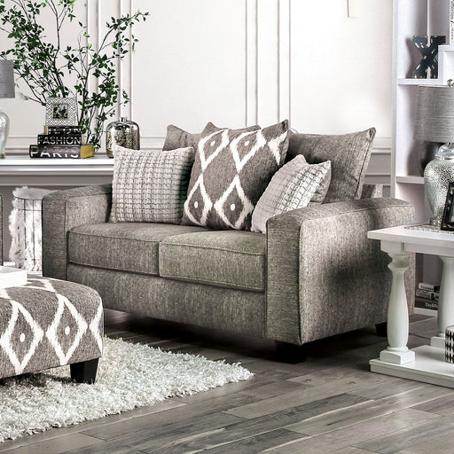 Basie - Loveseat - Gray - Simple Home Plus