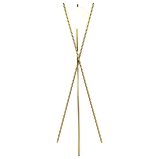 Yamileth - Tripod Floor Lamp - Gold - Simple Home Plus