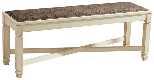 Bolanburg - Beige - Large Uph Dining Room Bench - Simple Home Plus