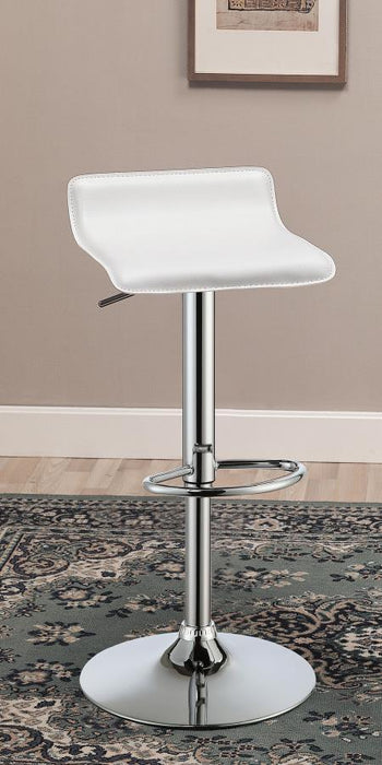 Bidwell - 29″ Upholstered Backless Adjustable Bar Stools (Set of 2) - Simple Home Plus