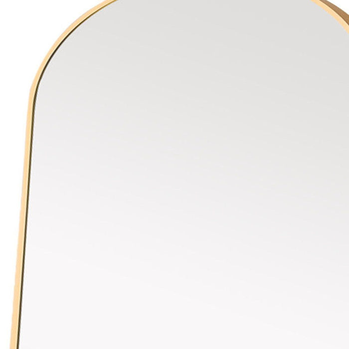 Arched Full-Length Standing Mirror - Gold