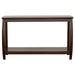 Dixon - Wood Entryway Console Table with Shelf - Espresso - Simple Home Plus