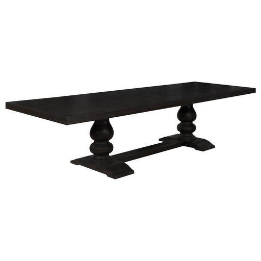 Phelps - Rectangular Dining Table - Antique Noir - Simple Home Plus