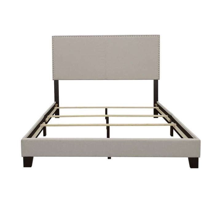 Boyd - Upholstered Bed with Nailhead Trim - Simple Home Plus