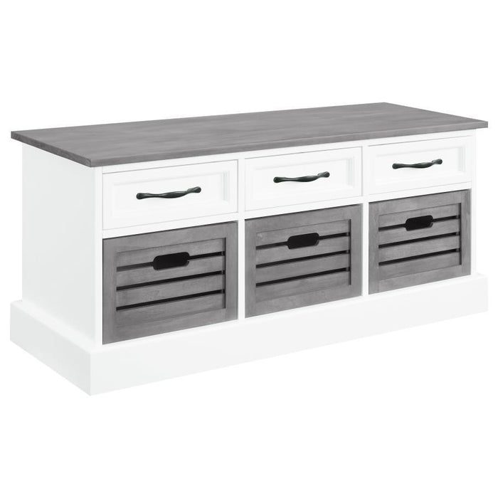 Alma - 3-drawer Storage Bench - Simple Home Plus