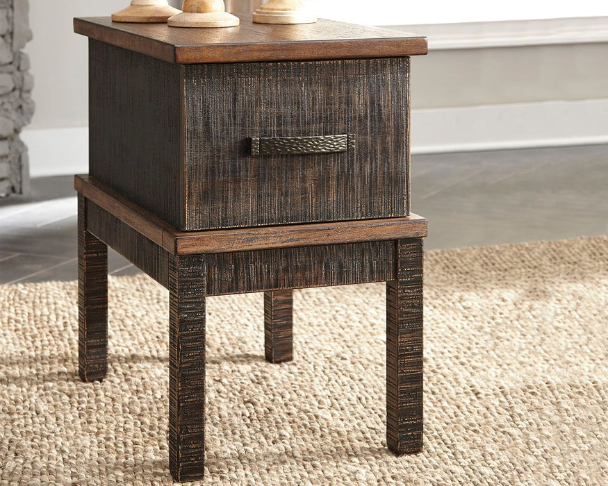 Stanah - Brown / Beige - Chair Side End Table - Simple Home Plus