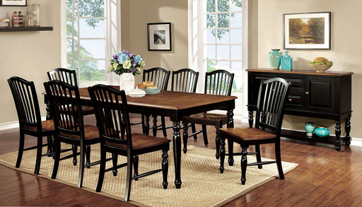 Mayville - Side Chair (Set of 2) - Black / Antique Oak - Simple Home Plus