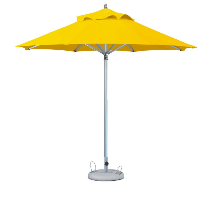 Polyester Round, Market Patio Umbrella - Yellow