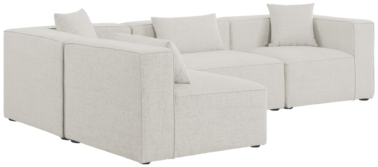 Cube - Modular Sectional 4 Piece - Cream