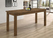 Coleman - Counter Height Table - Rustic Golden Brown - Simple Home Plus